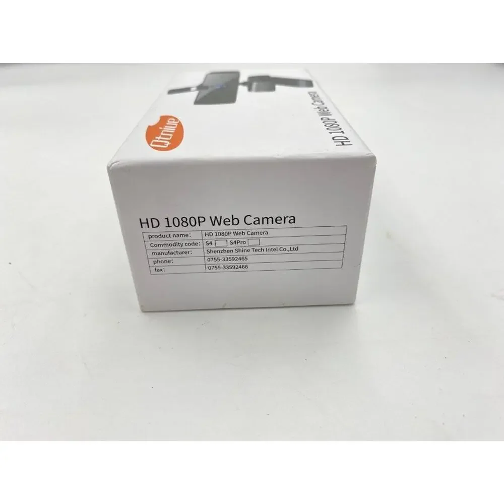 Qtniue FHD Webcam 1080p, Desktop or Laptop and Smart TV Webcam with Microphone